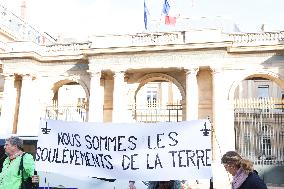 Demonstration Against The Dissolution Of The Soulevements De La Terre Collective - Paris