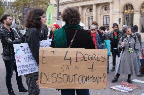 Demonstration Against The Dissolution Of The Soulevements De La Terre Collective - Paris