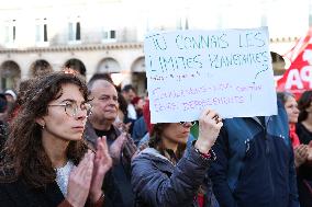 Demonstration Against The Dissolution Of The Soulevements De La Terre Collective - Paris
