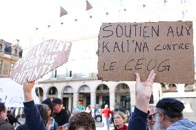 Demonstration Against The Dissolution Of The Soulevements De La Terre Collective - Paris