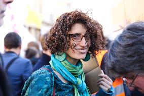 Demonstration Against The Dissolution Of The Soulevements De La Terre Collective - Paris