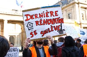 Demonstration Against The Dissolution Of The Soulevements De La Terre Collective - Paris