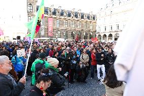 Demonstration Against The Dissolution Of The Soulevements De La Terre Collective - Paris