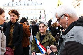 Demonstration Against The Dissolution Of The Soulevements De La Terre Collective - Paris