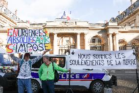 Demonstration Against The Dissolution Of The Soulevements De La Terre Collective - Paris
