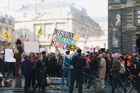 Demonstration Against The Dissolution Of The Soulevements De La Terre Collective - Paris