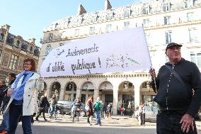 Demonstration Against The Dissolution Of The Soulevements De La Terre Collective - Paris