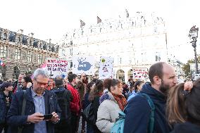 Demonstration Against The Dissolution Of The Soulevements De La Terre Collective - Paris