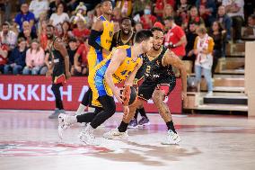 Basket - AS Monaco v Maccabi Tel Aviv - Monte Carlo