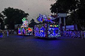 Durga Puja Carnival In Kolkata.