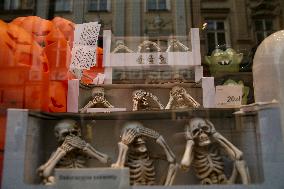 Halloween Decorations In Krakow