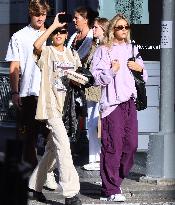 Sistine and Scarlet Stallone with boyfriend out in New York
