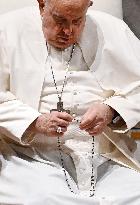 Pope Francis Presides Over A Prayer For Peace - Vatican