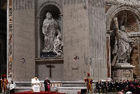 Pope Francis Presides Over A Prayer For Peace - Vatican