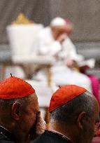 Pope Francis Presides Over A Prayer For Peace - Vatican