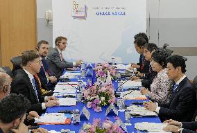 Japan-EU high-level dialog in Osaka