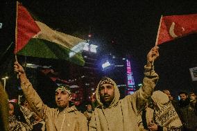Protest In Solidarity With Palestine - Istanbul