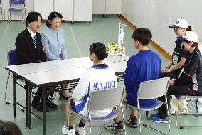 Japanese crown prince at sports event for disabled