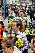 People mourn death of ex-Chinese Premier Li