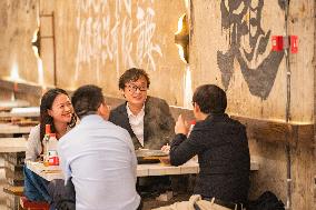 The Largest Underground Hot Pot Restaurant in The Air Raid Shelter Complex in Chongqing