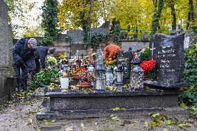 All Saints' Day Preparations In Gdansk, Poland