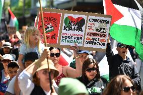 Pro-Palestinian Rally In New Zealand