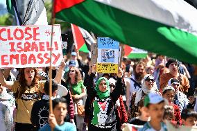 Pro-Palestinian Rally In New Zealand