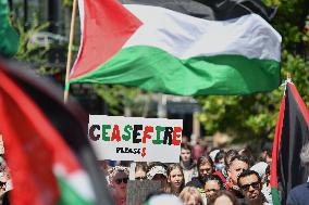 Pro-Palestinian Rally In New Zealand