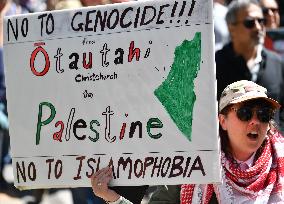 Pro-Palestinian Rally In New Zealand