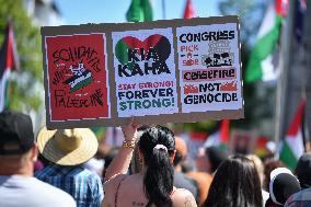 Pro-Palestinian Rally In New Zealand