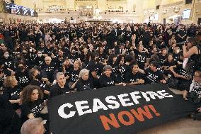 Anti-war protest in New York