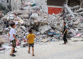 MIDEAST-PALESTINIAN-ISRAELI CONFLICT-CHILDREN