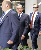 Blinken-Wang talks in Washington