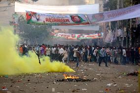 Police NBP Clash - Bangladesh