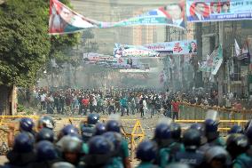 Police NBP Clash - Bangladesh