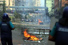 Police NBP Clash - Bangladesh