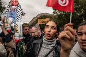 Unauthorised Pro-Palestinian Rally - Paris