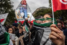 Unauthorised Pro-Palestinian Rally - Paris