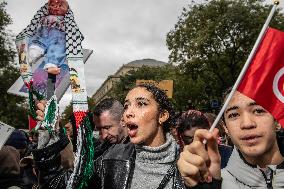 Unauthorised Pro-Palestinian Rally - Paris