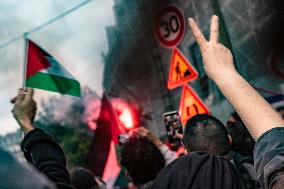 Unauthorised Pro-Palestinian Rally - Paris