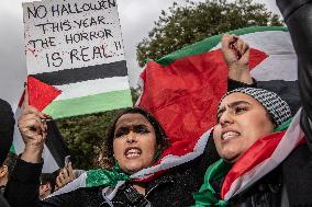 Unauthorised Pro-Palestinian Rally - Paris