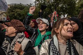 Unauthorised Pro-Palestinian Rally - Paris