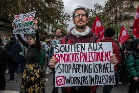 Unauthorised Pro-Palestinian Rally - Paris