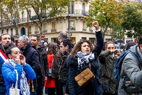 Unauthorised Pro-Palestinian Rally - Paris