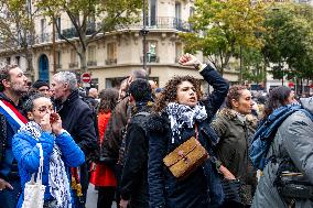 Unauthorised Pro-Palestinian Rally - Paris