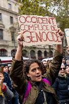 Unauthorised Pro-Palestinian Rally - Paris