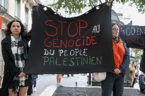 Demonstration In Paris In Support To Palestinians