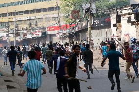 Clash In Dhaka, Bangladesh