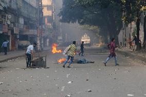 Clash In Dhaka, Bangladesh