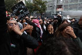 Unauthorised Pro-Palestinian Rally - Paris